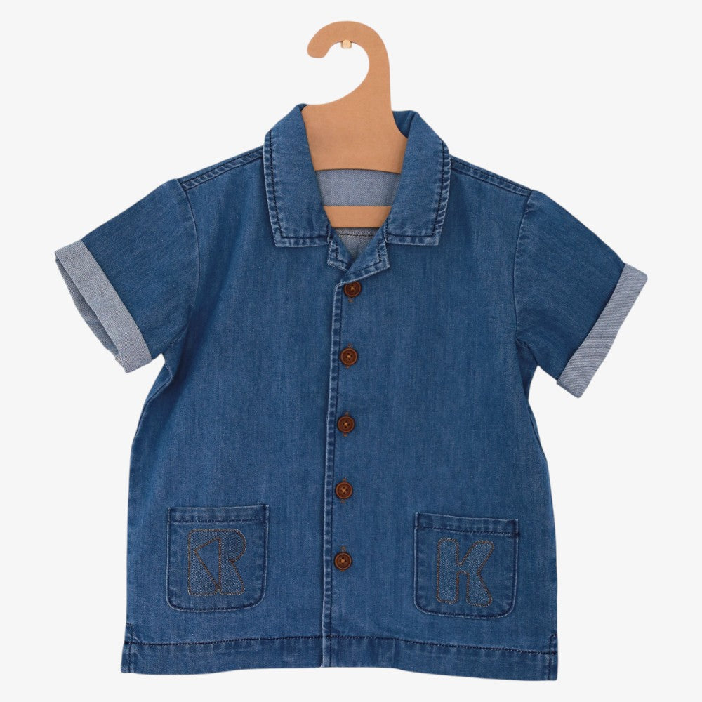 Reed Collar Shirt - Denim