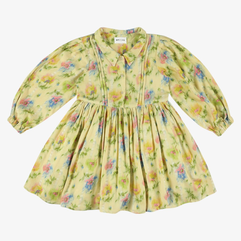 Pleats Dress - Yellow