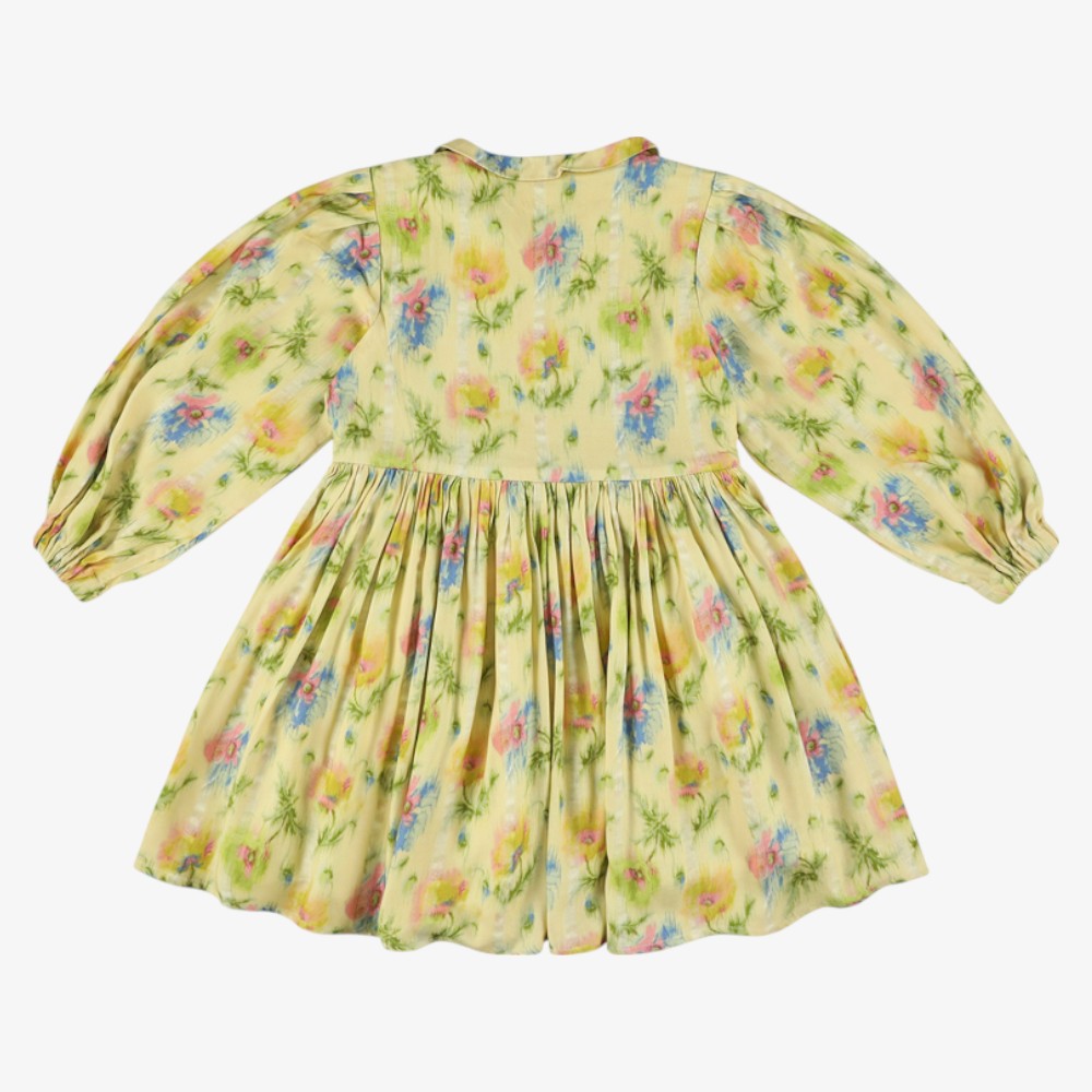 Pleats Dress - Yellow