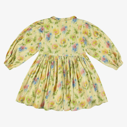 Pleats Dress - Yellow