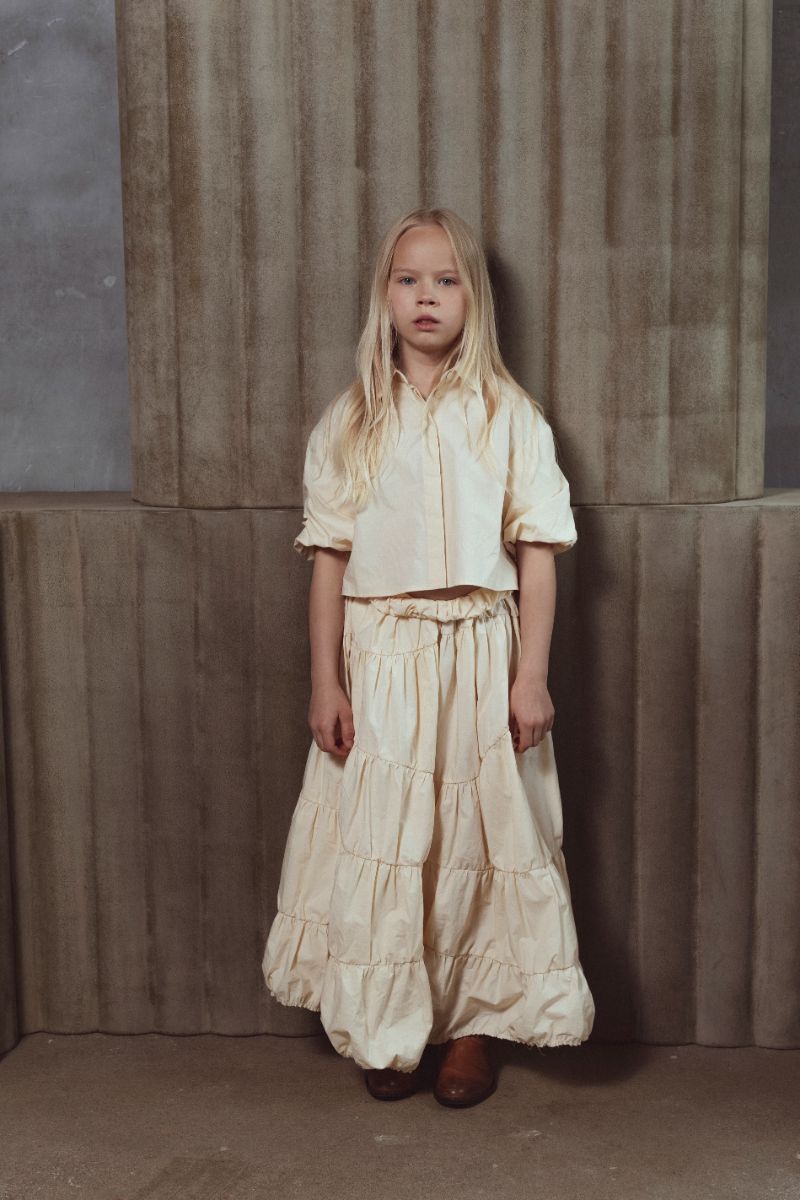 Rose Skirt - Butter Yellow