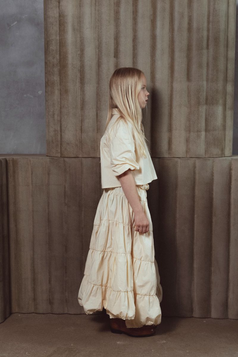 Rose Skirt - Butter Yellow