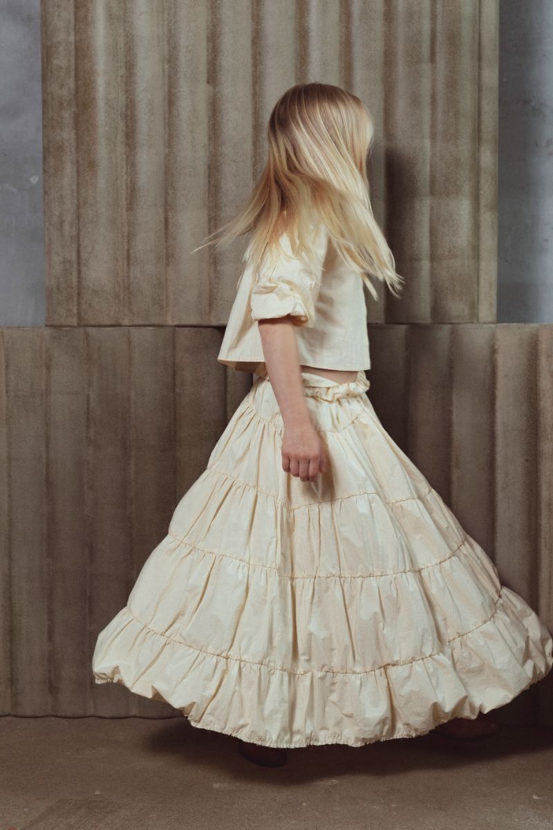 Rose Skirt - Butter Yellow