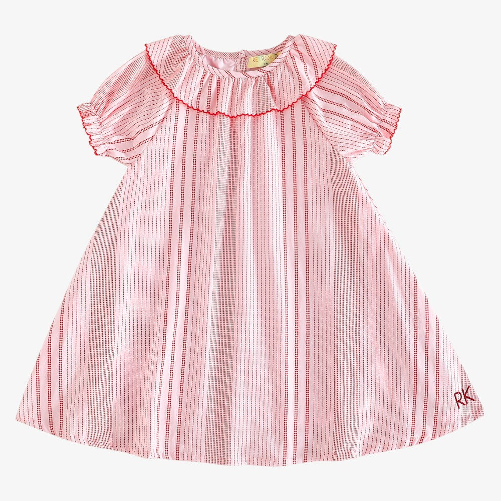 Rosie Print Short Sleeve Dress - Pink