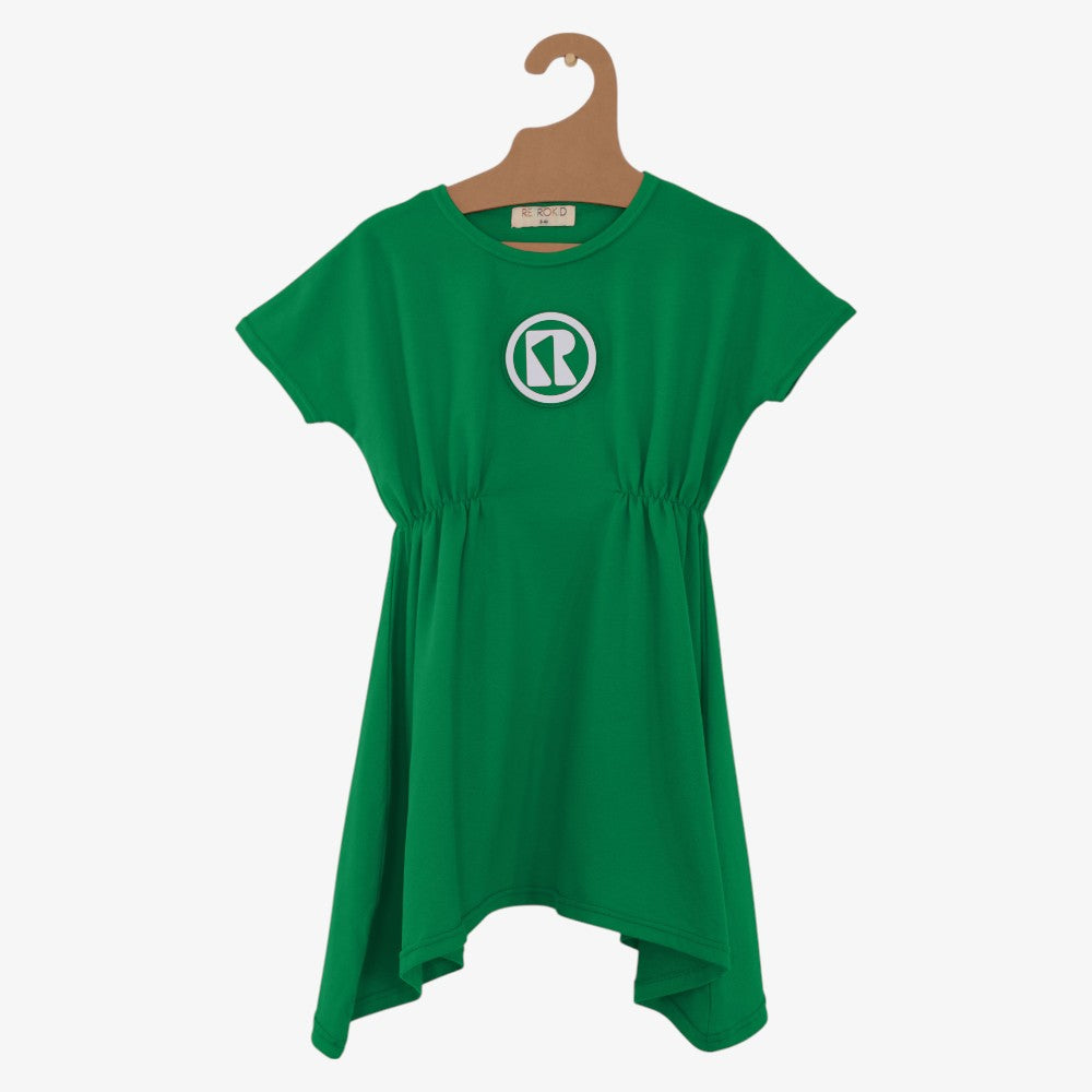 Riley Logo Dress - Bright Green