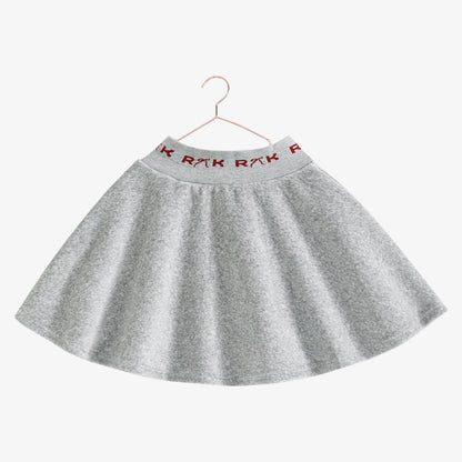 Reese Scuba Skirt - Grey &amp; Red