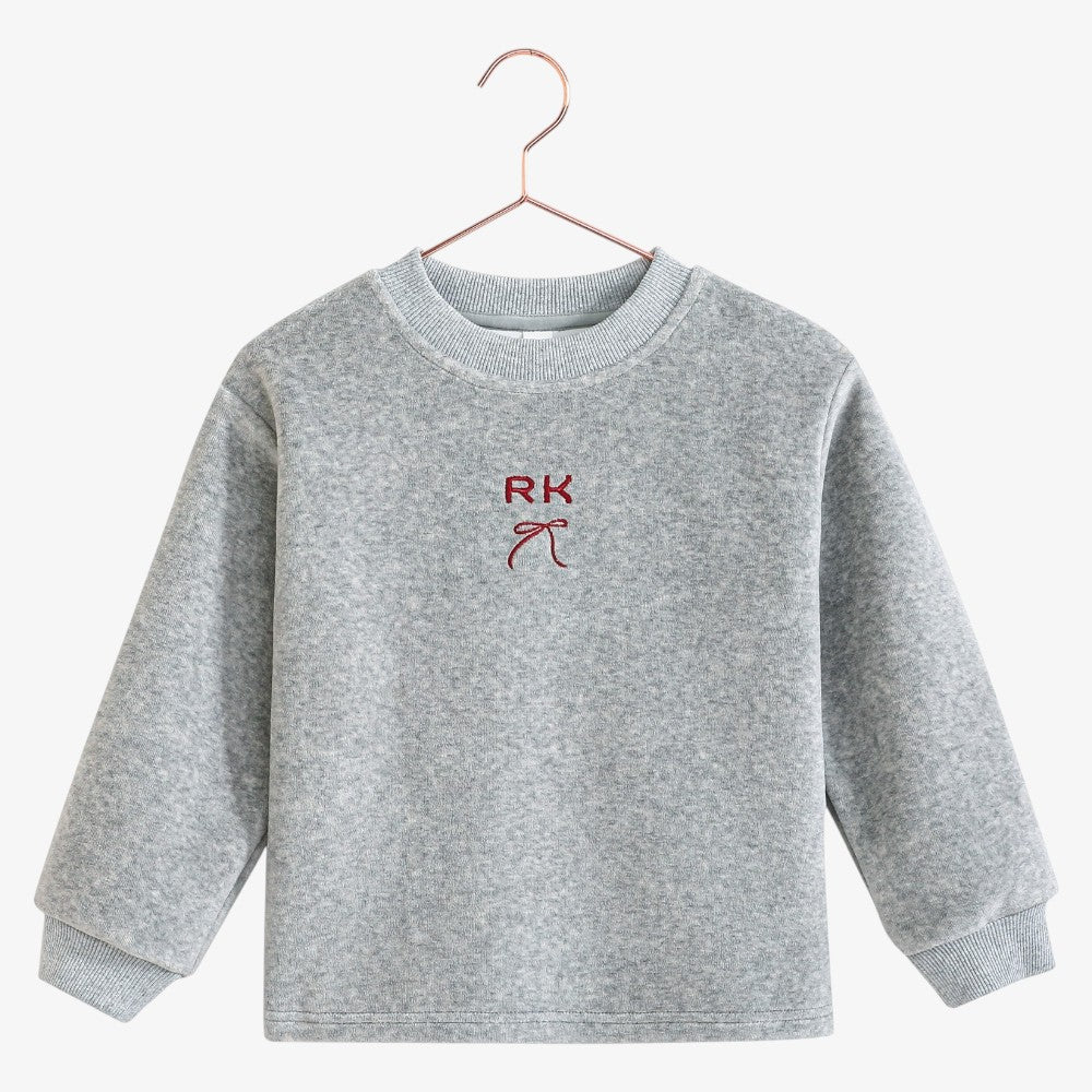 Reese Scuba Top - Grey &amp; Red