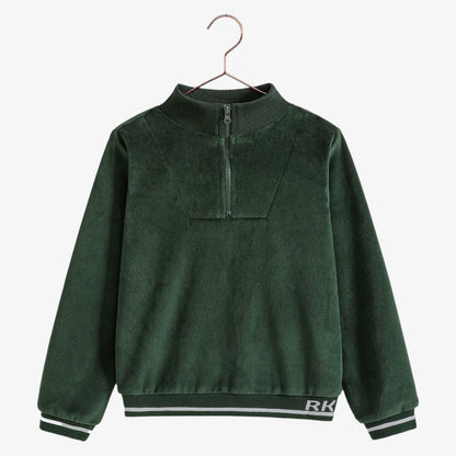 Reese Zipper Sweat - Green