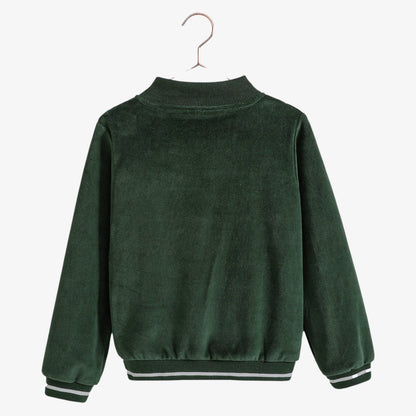 Reese Zipper Sweat - Green