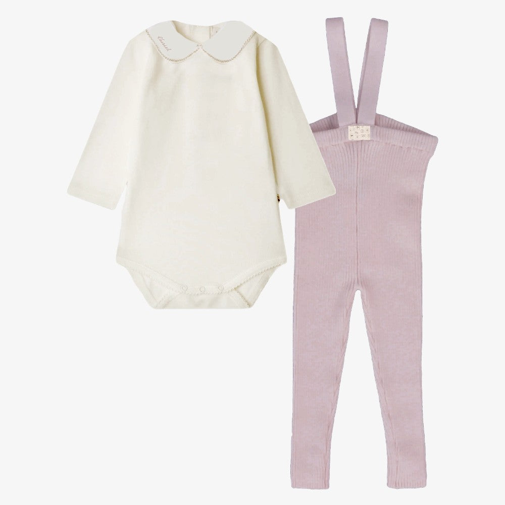 Bodysuit And Romper - Pink