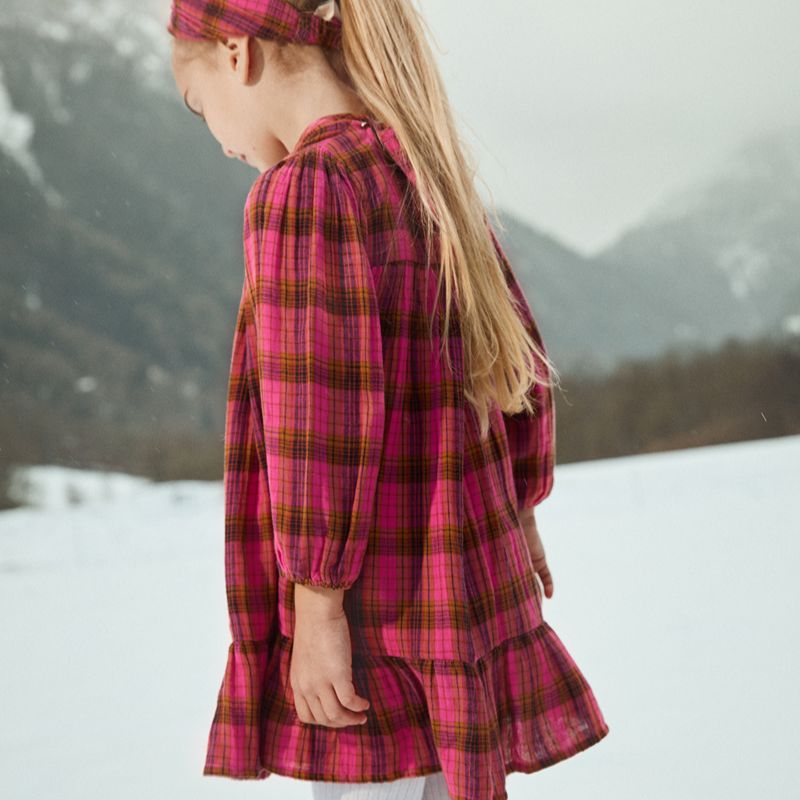 Massilia Dress - Pink Check