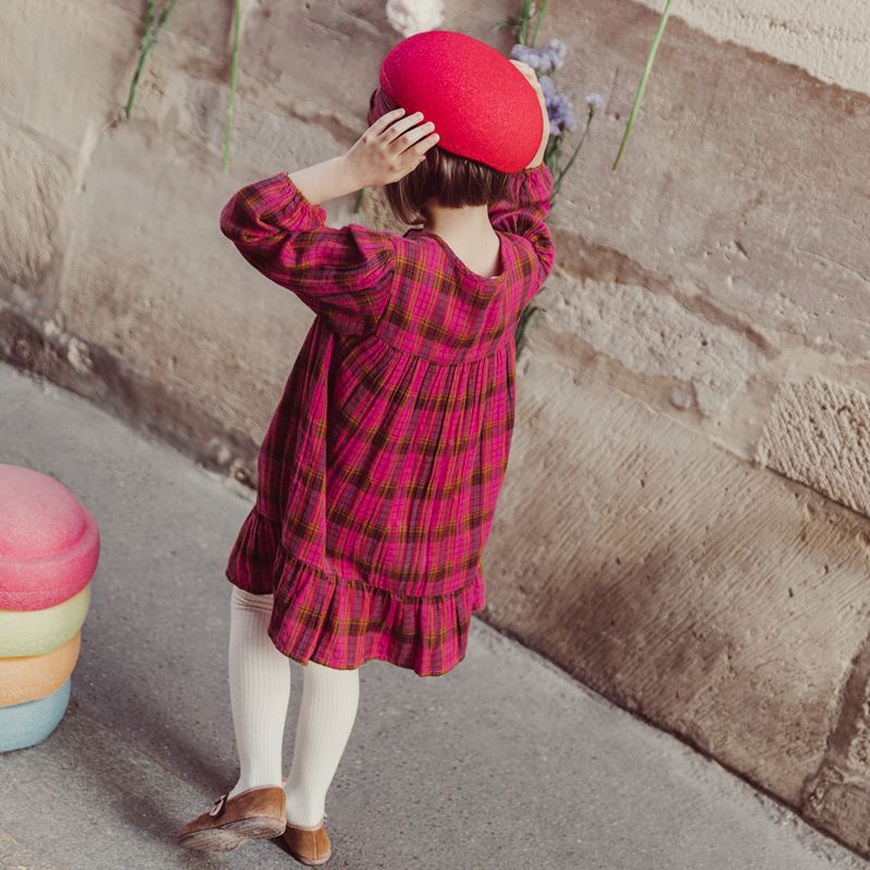 Massilia Dress - Pink Check