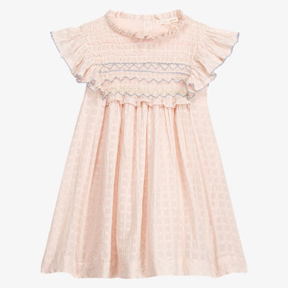 Smocked Cardigan - Cream