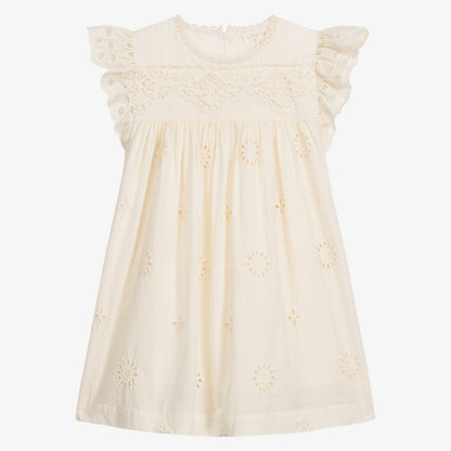Eyelet Dress - Yellow