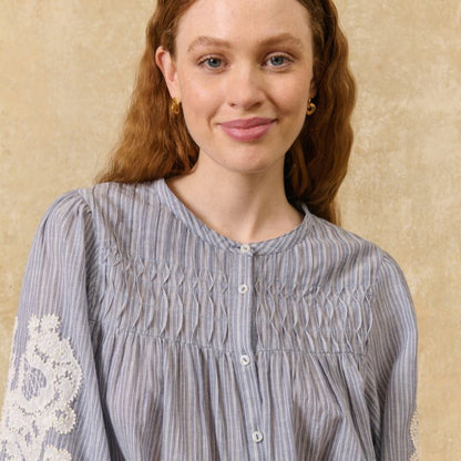 Jally Shirt - Blue Stripe