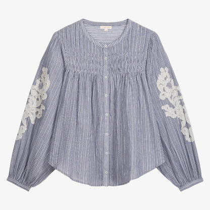 Jally Shirt - Blue Stripe