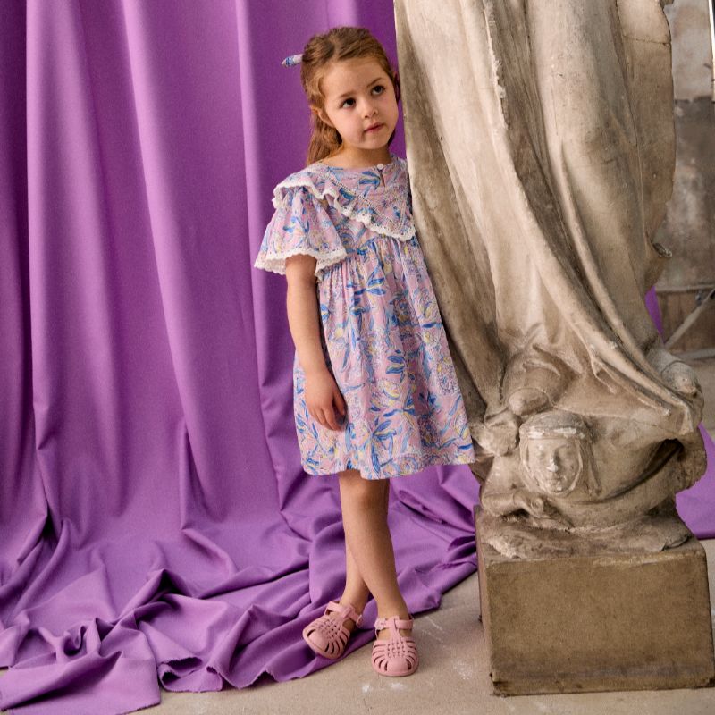 Ruffle Dress - Lilac