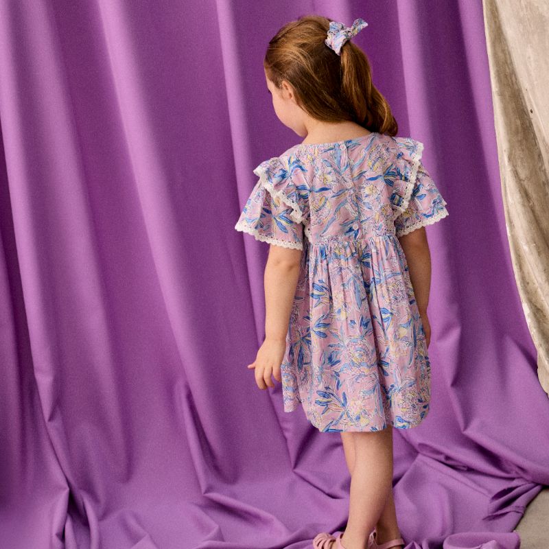 Ruffle Dress - Lilac
