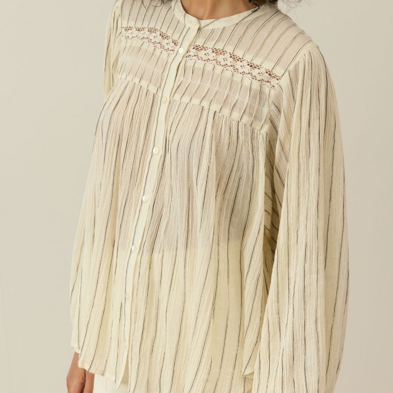 Jally Shirt - Sand Stripes