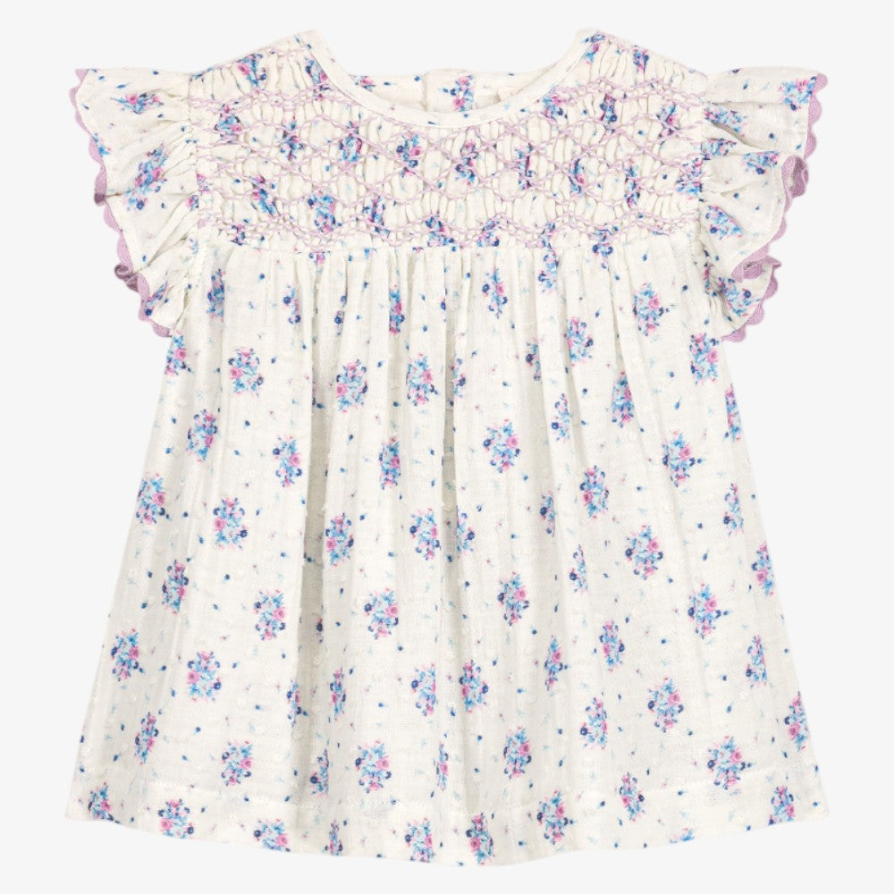 Floral Dress - Cream