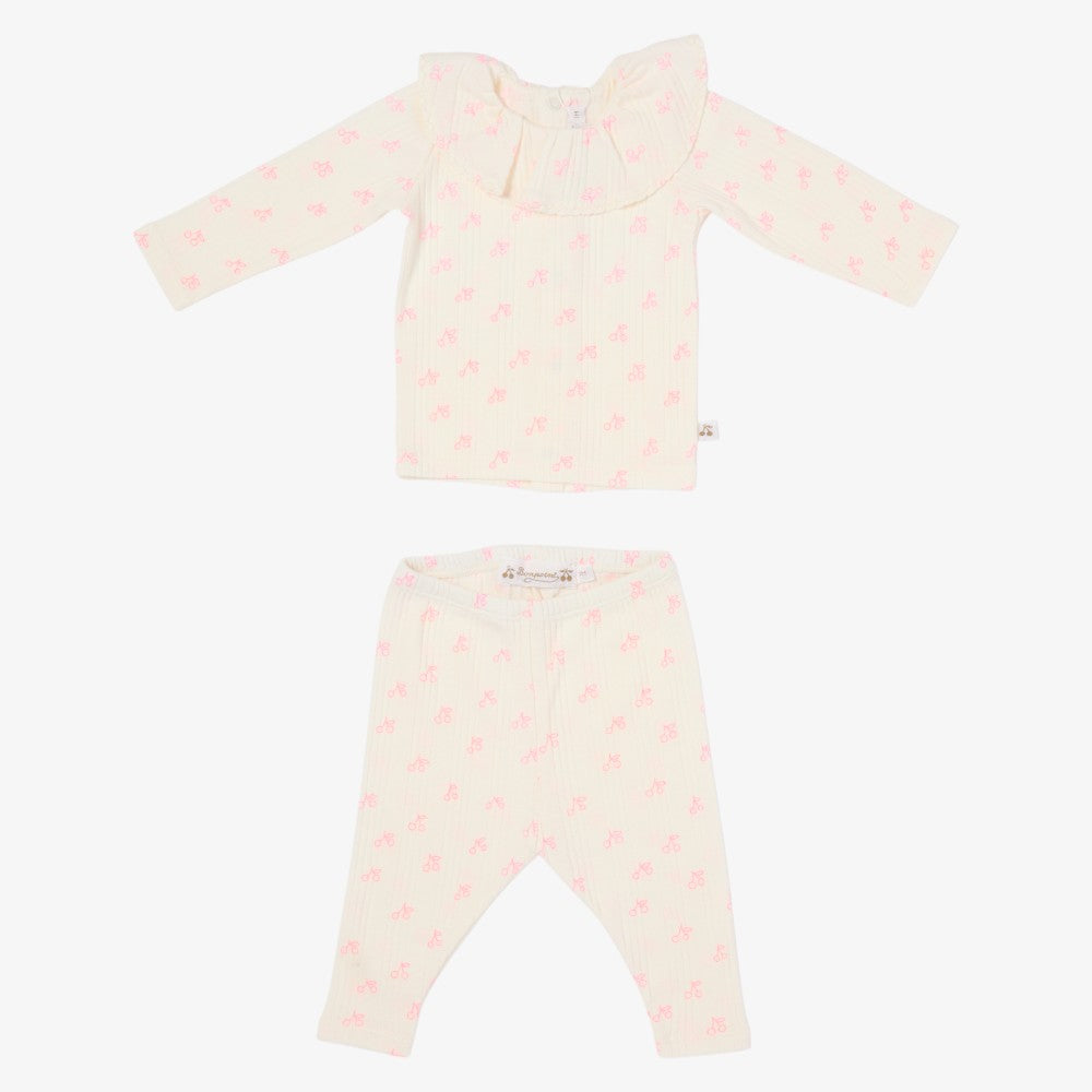 Jelsia 2 Piece Set - Neon Pink