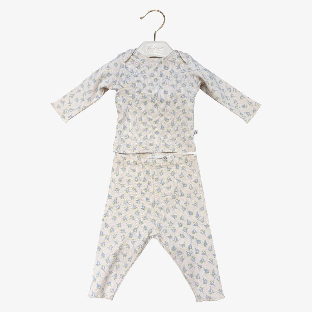 Timi 2 Piece Set - Blue Grey