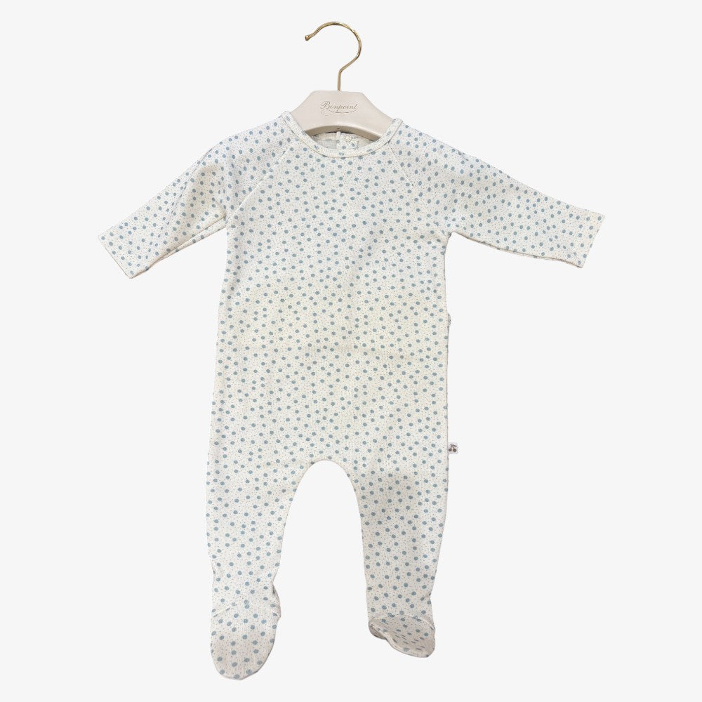 Tif Footie - Blue Grey