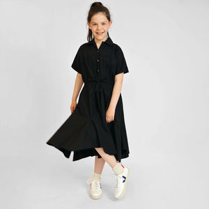 Shirt Dress - Black