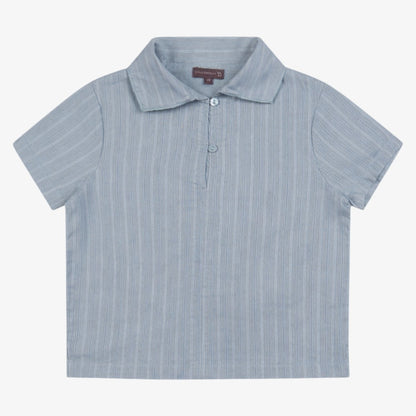 Textured Shirt - Sky Blue
