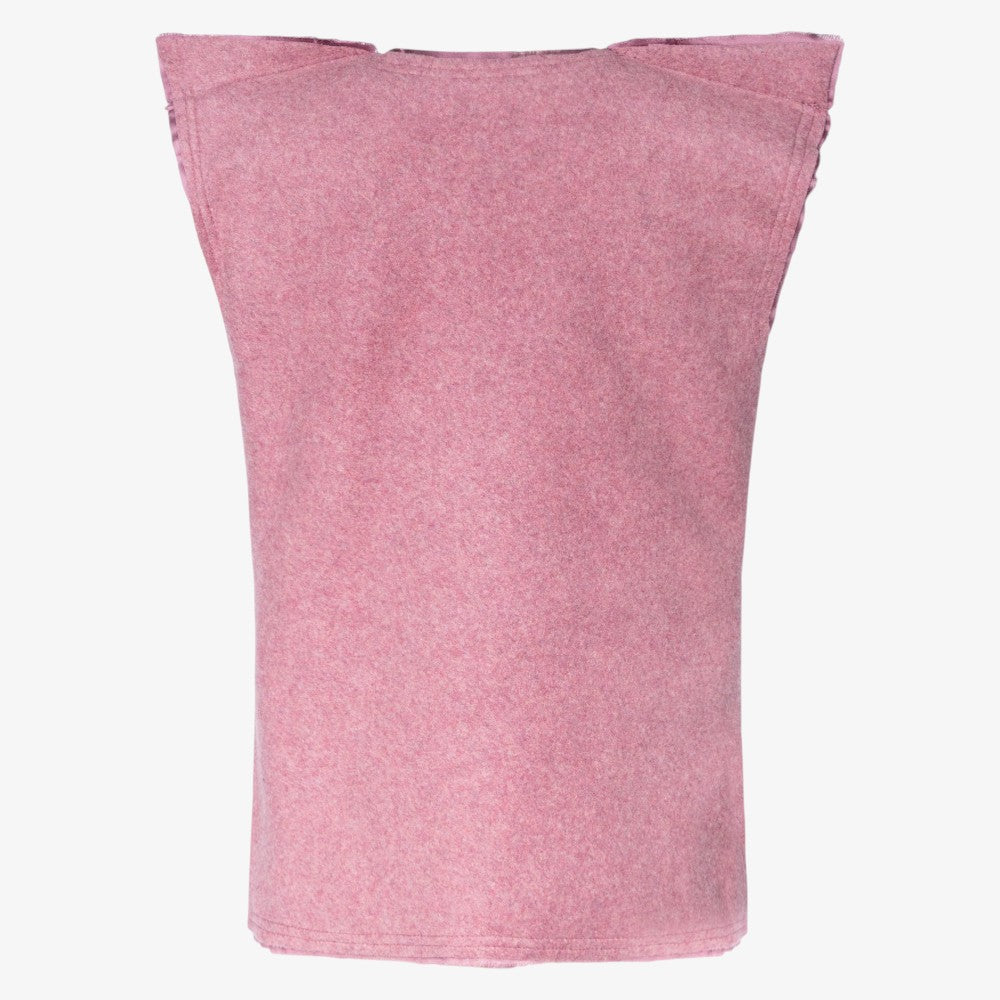 Fleece Vest - Ruby