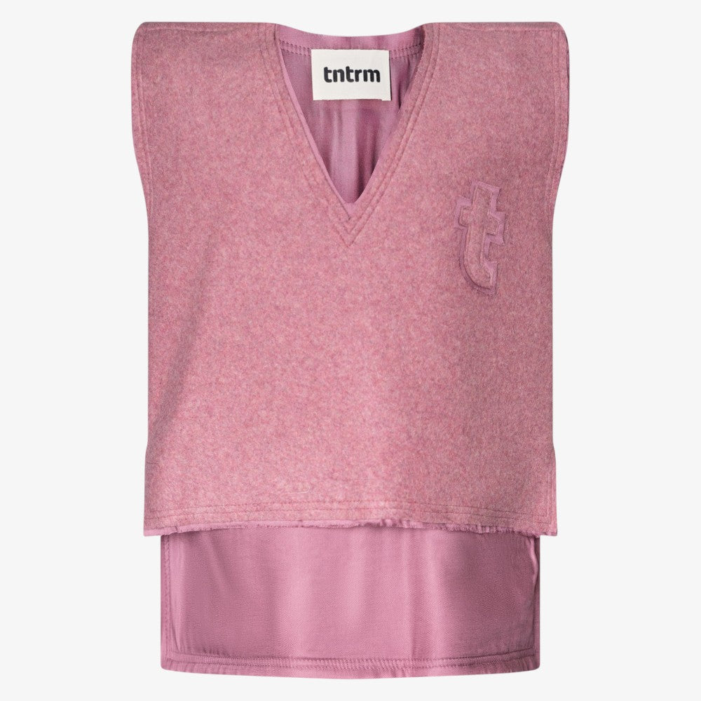 Fleece Vest - Ruby