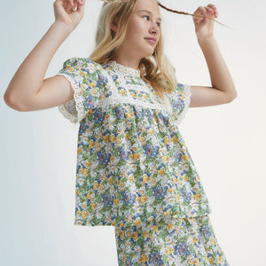 The New Society Beverly Blouse And Skirt - Beverly Print