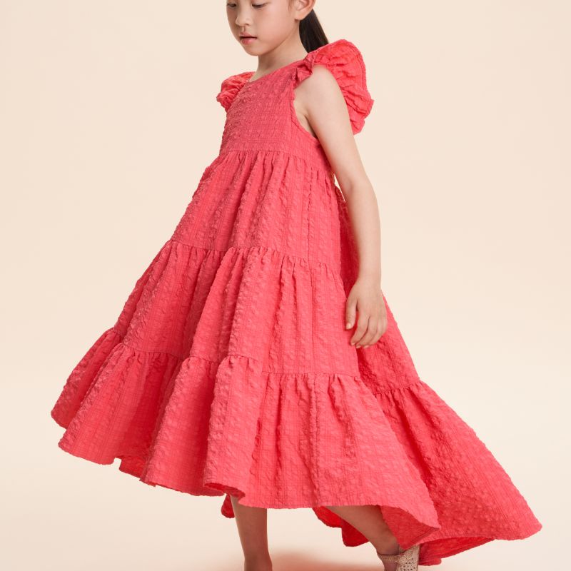 Tulip Dress - Coral