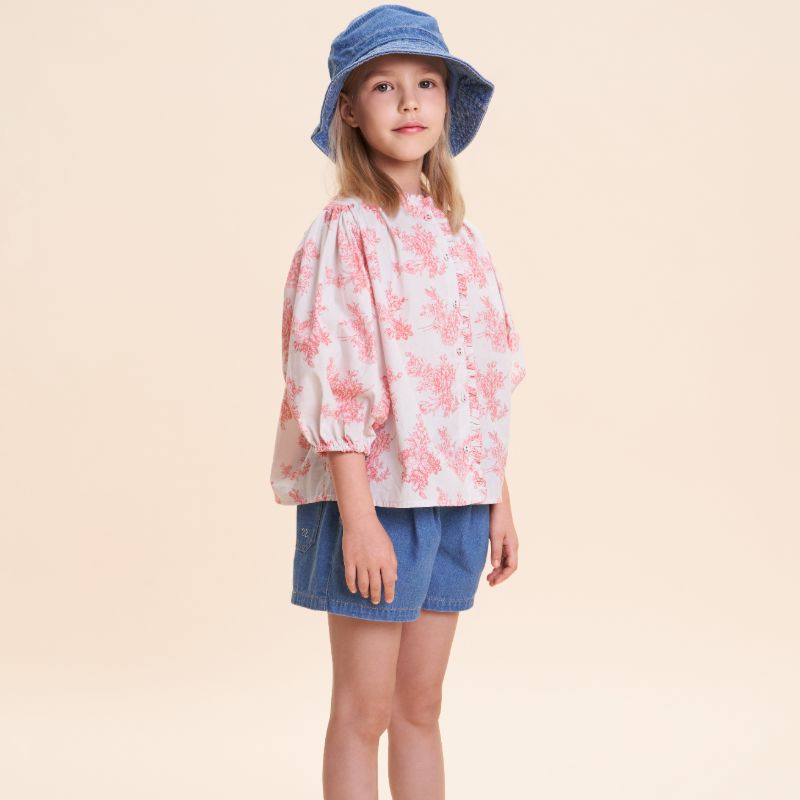 Tiffani Shirt And Skirt - Pink