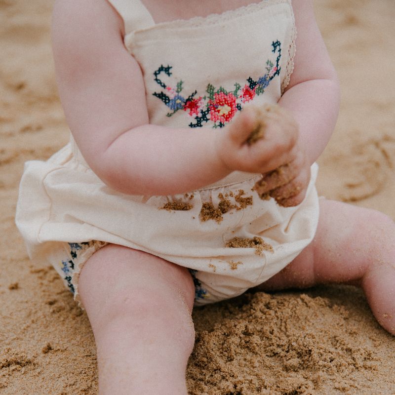 Narcise Romper - Ecru