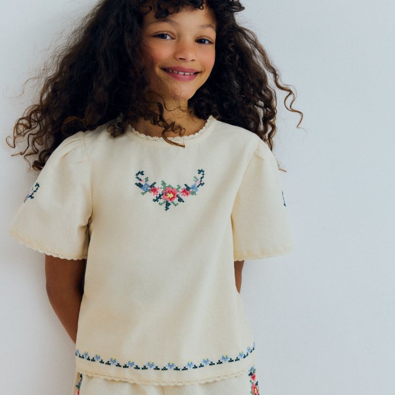 Narcise Blouse - Ecru