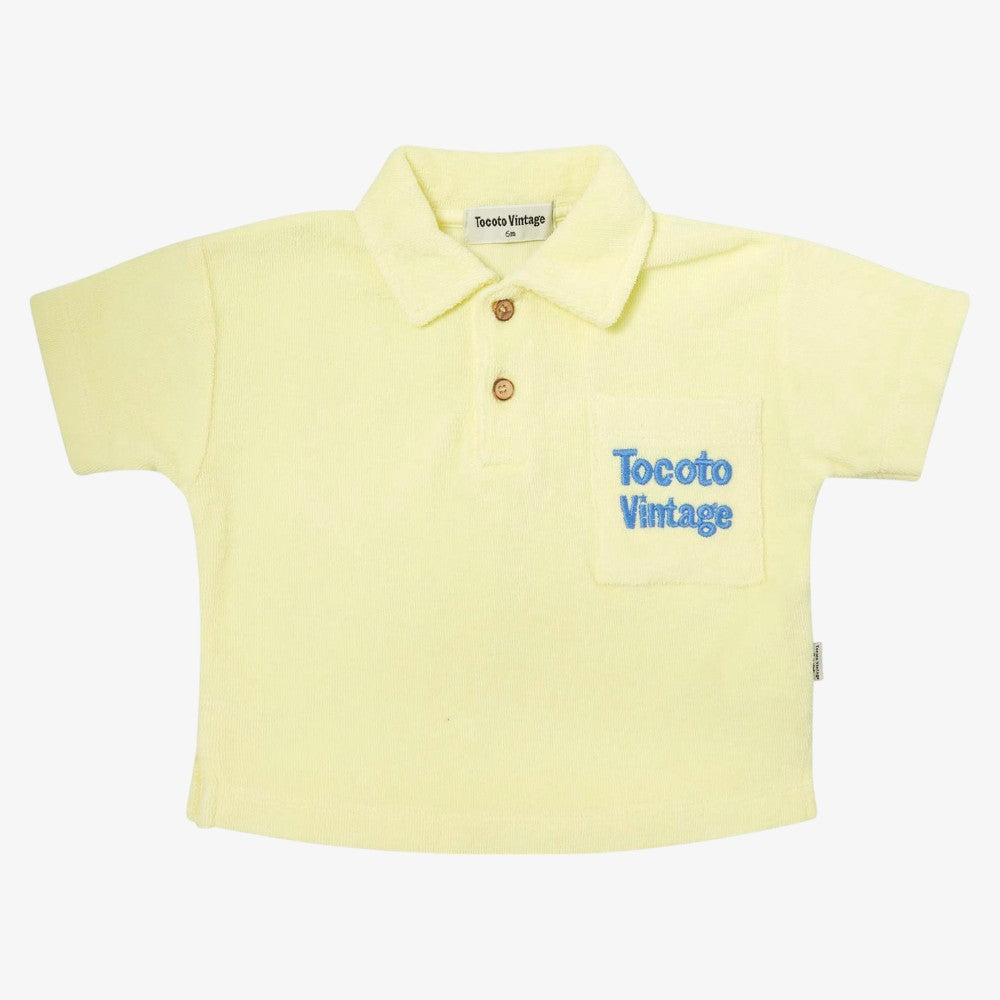 Terry Polo Shirt - Yellow