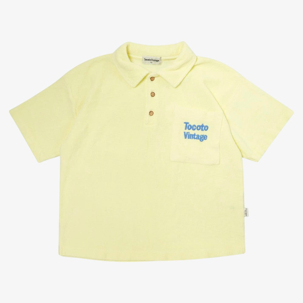 Terry Polo Shirt - Yellow