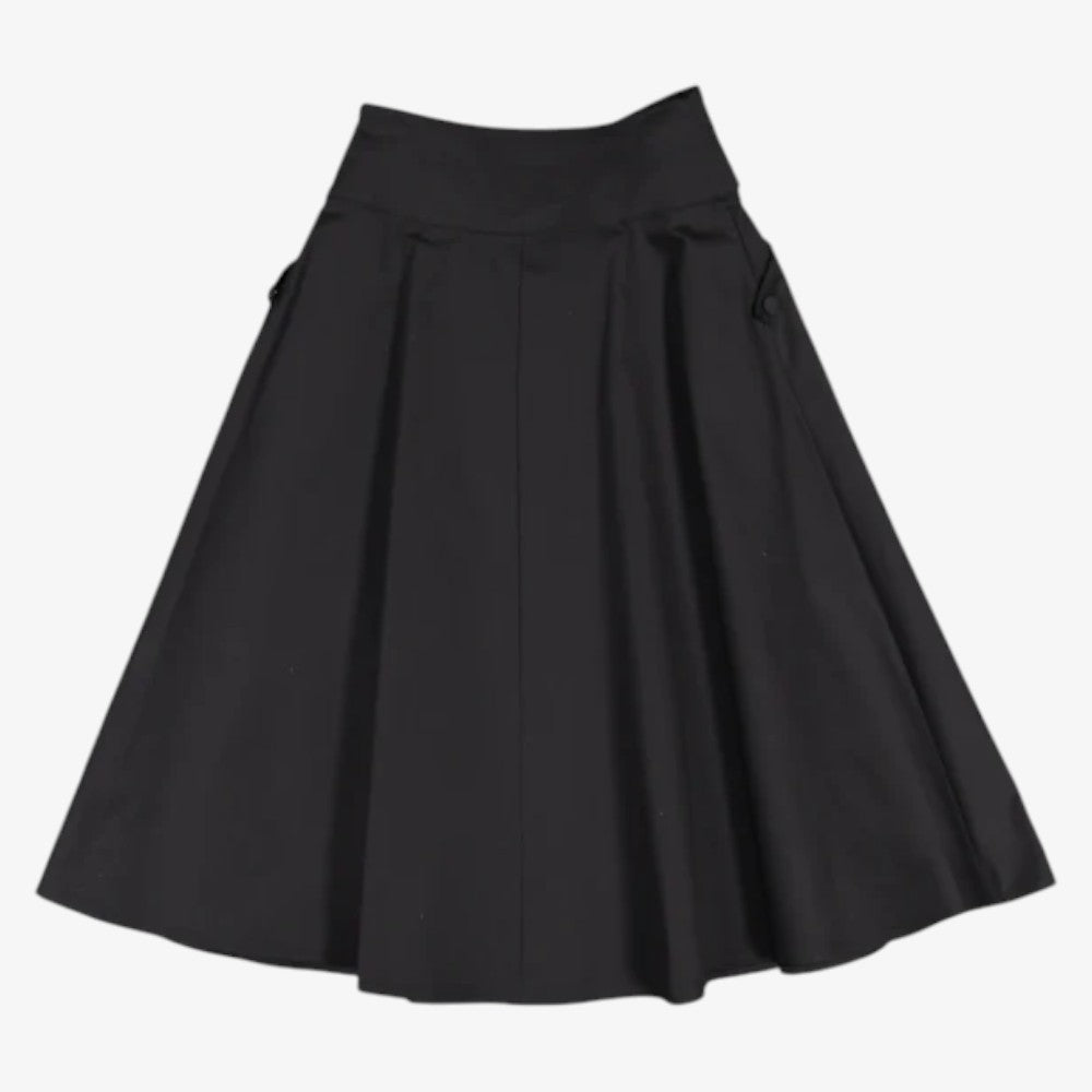 Bow Skirt - Black