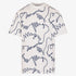 Sketch Print T-Shirt - White&navy