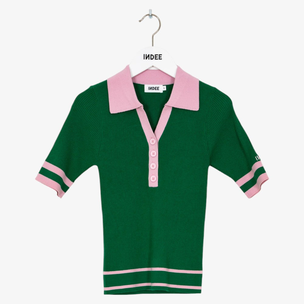 Santorini Polo - Green