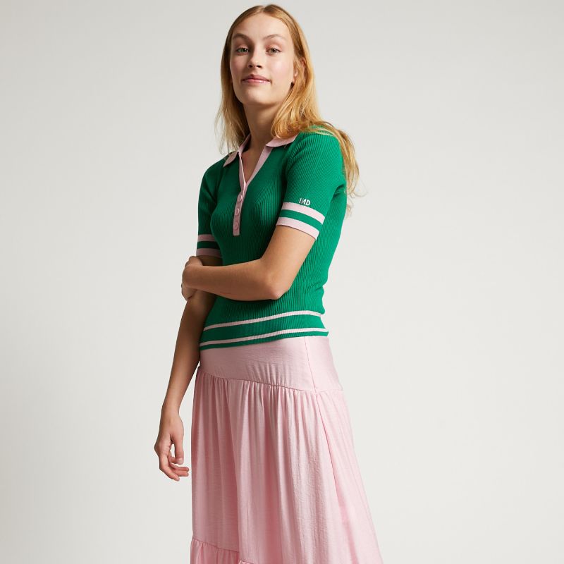 Santorini Polo - Green