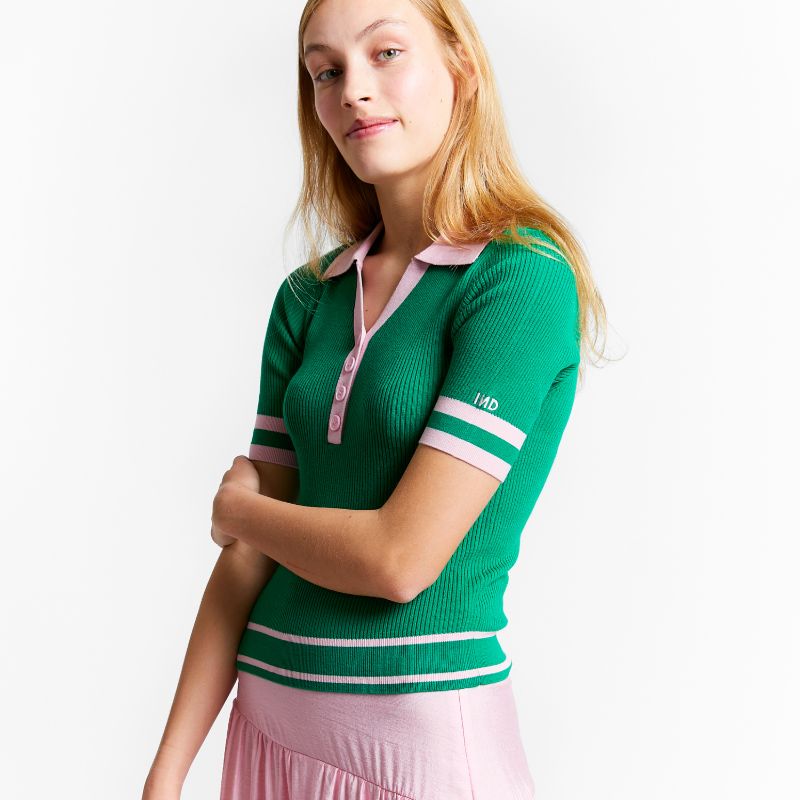 Santorini Polo - Green