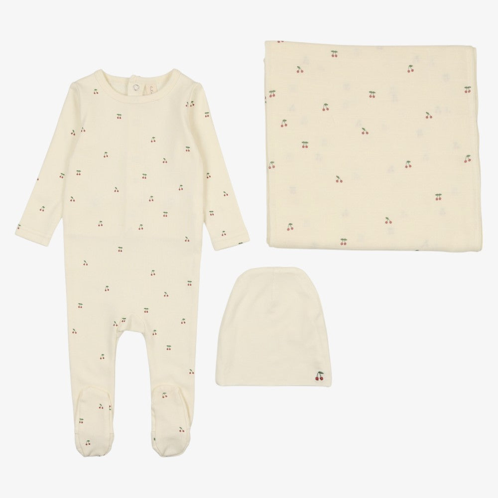 Scattered Cherry Take Me Home Set - Ivory&amp;red