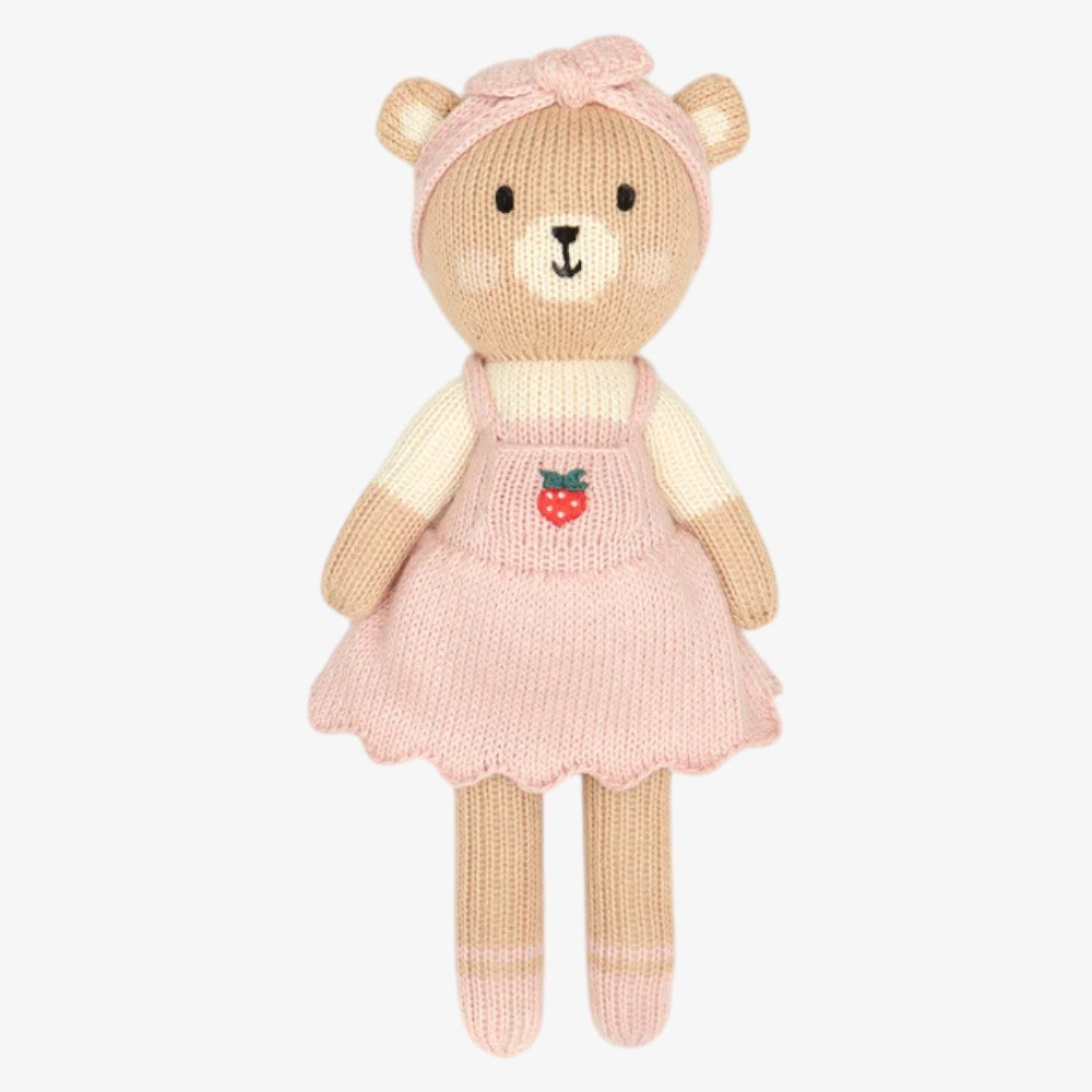 Emma Bear With Strawberry - Pink