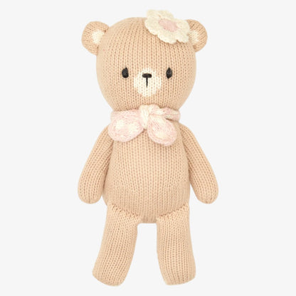Girl Farmer Bear - Pink &amp; Natural