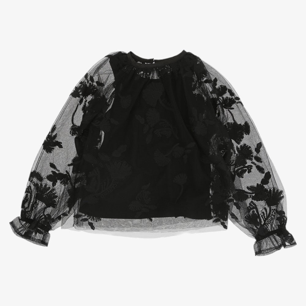 Embroidered Blouse - Black