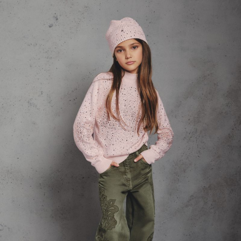 Crystal Sweater - Peach