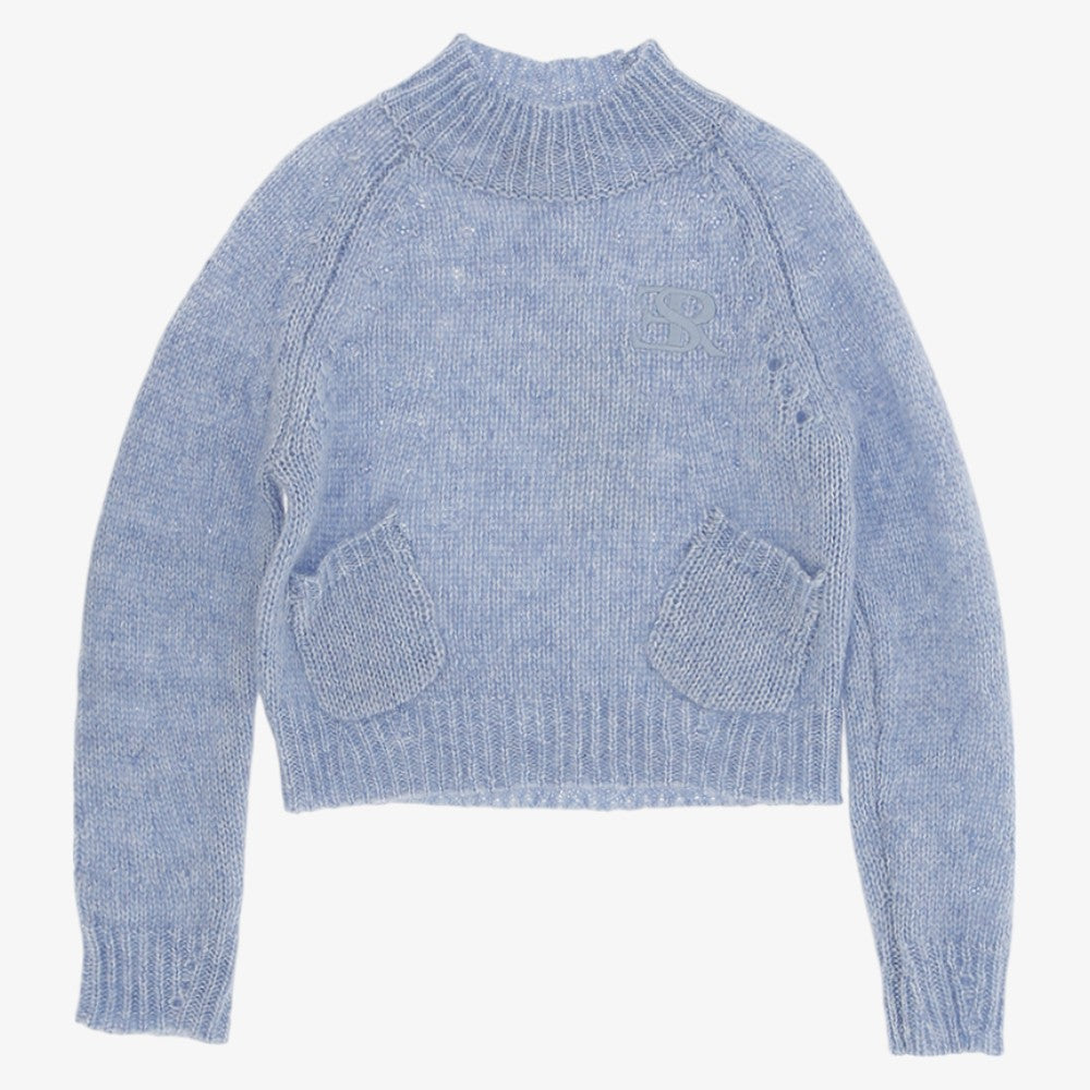 Mohair Sweater - Blue Melange