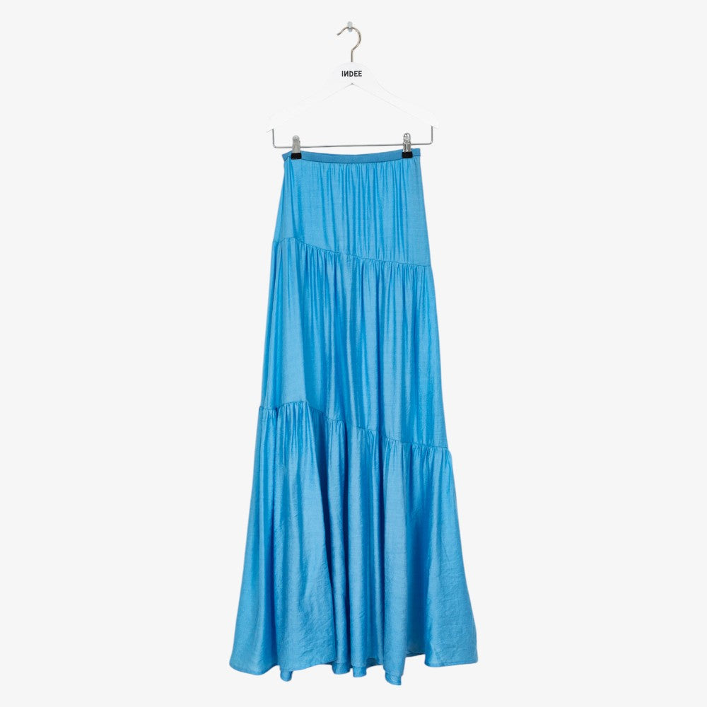 Shaker Skirt - Ionic Blue